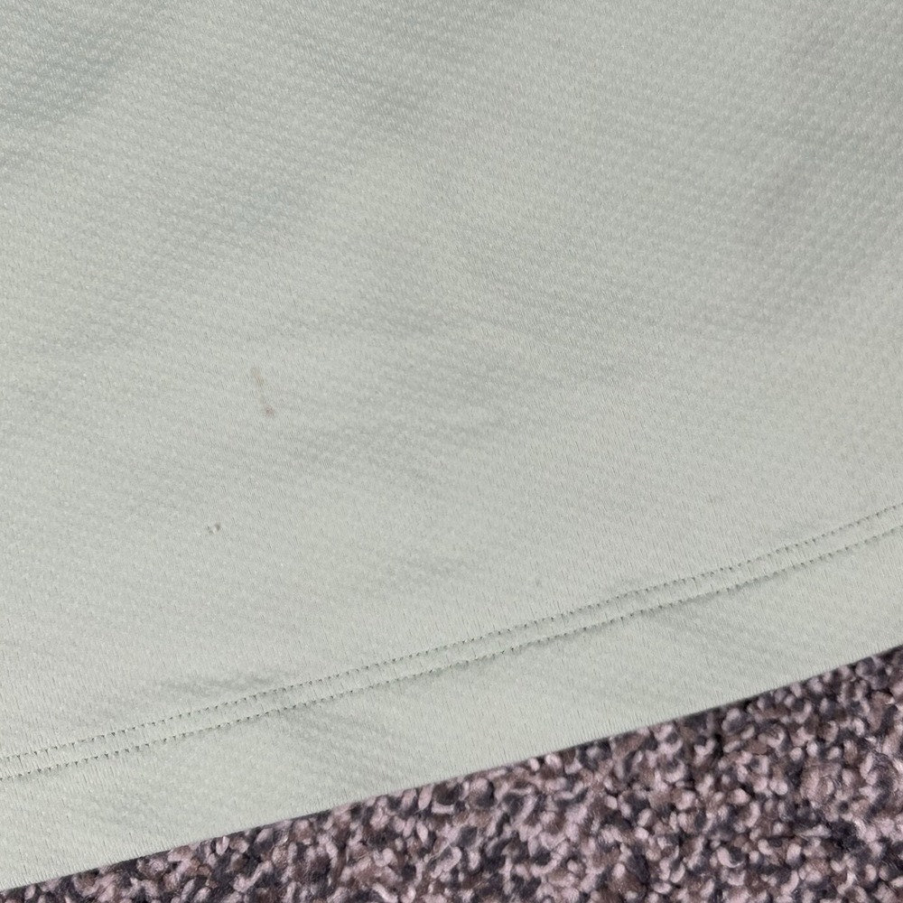 Lululemon Hold Tight Cropped Top T-Shirt Long Sleeve Light Green Women No Sz Tag - Picture 4 of 9